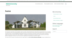 Desktop Screenshot of ibbuniversity.com